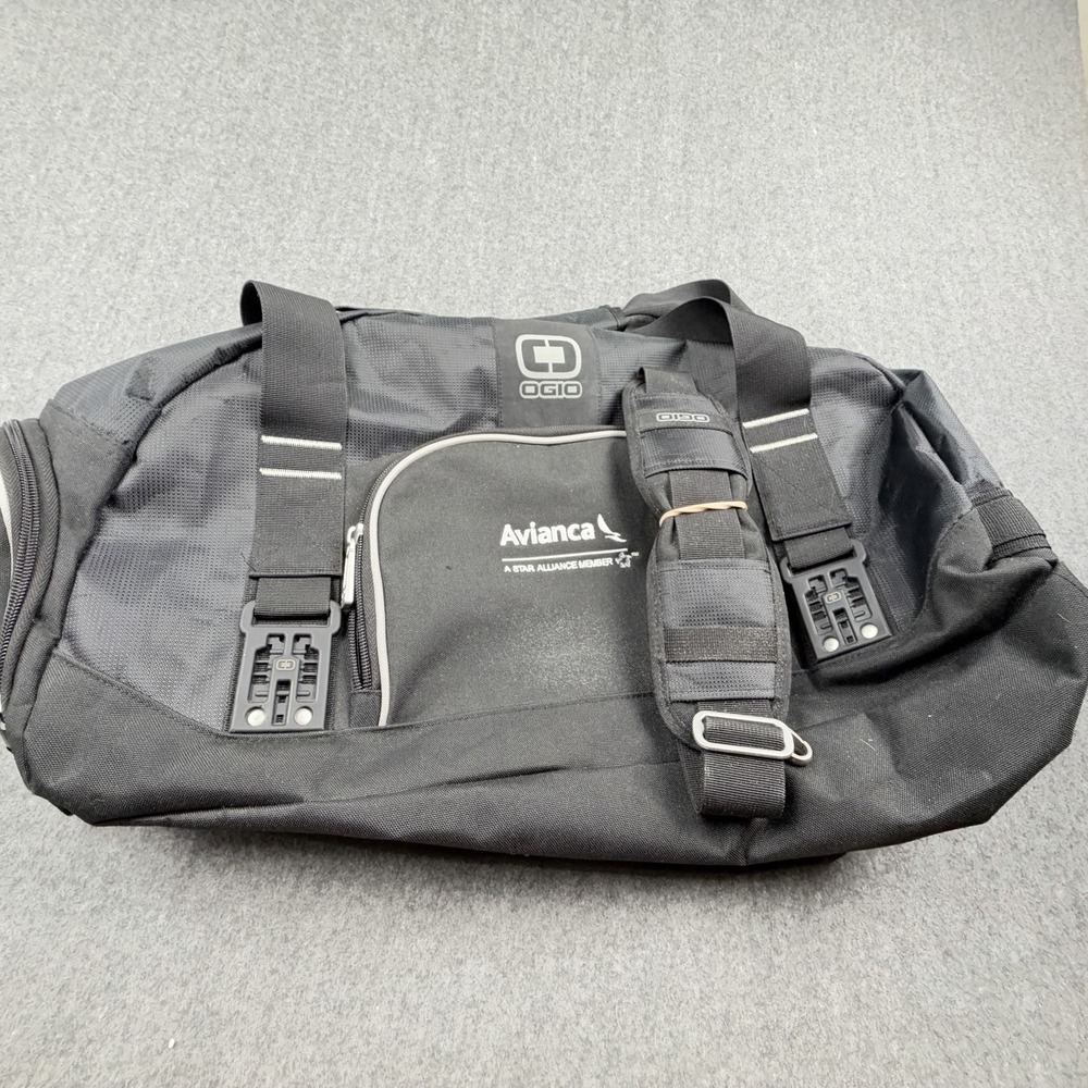 OGIO Big Dome Duffel Bag Black Avianca Star Alliance Gym Travel Bag - Picture 4 of 12